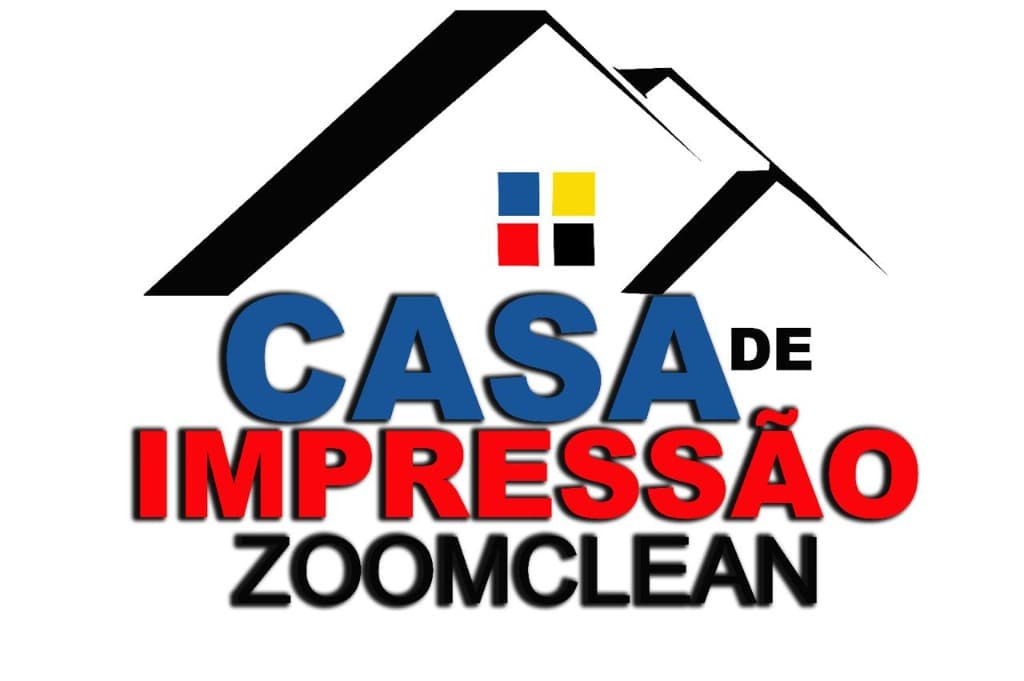 Logótipo de Casa de Impressão Zoomclean